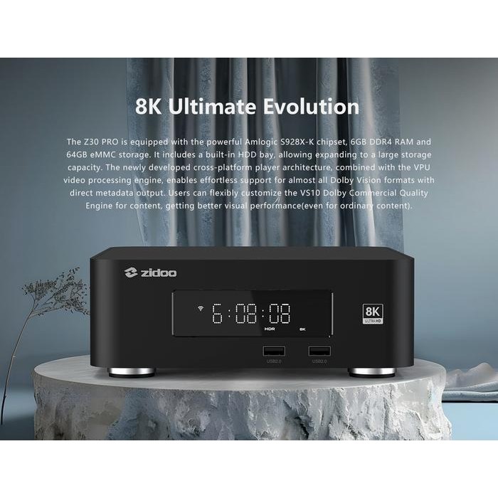 zidoo Z30 PRO 8K Media Player