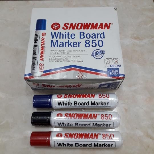 

Ready JT Spidol Board Marker Jumbo Snowman 850 / Spidol Snowman 850 Jumbo