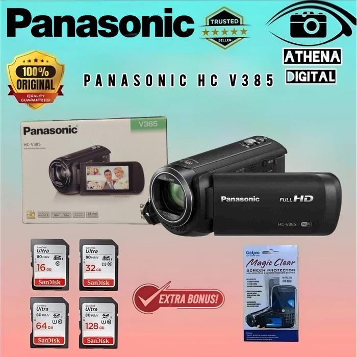 HANDYCAM PANASONIC HC V385 FULL HD CAMCORDER / PANASONIC HC-V385