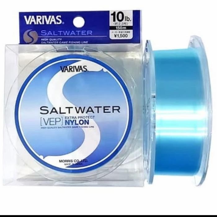 Senar Pancing Varivas Saltwater Nylon 150 Meter Blue