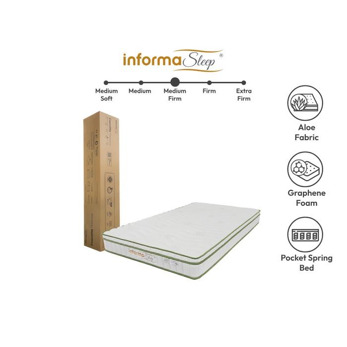 Informa Sleep 120X200 cm Cuscolite Kasur Pocket Springbed In Box