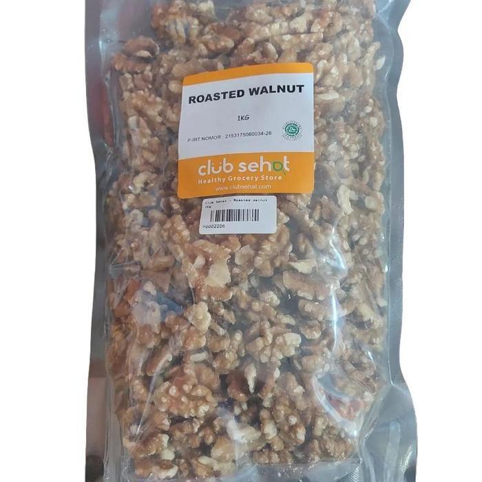 

Club Sehat Roasted Walnut 1Kg Snack Food Cemilan Makanan Kering