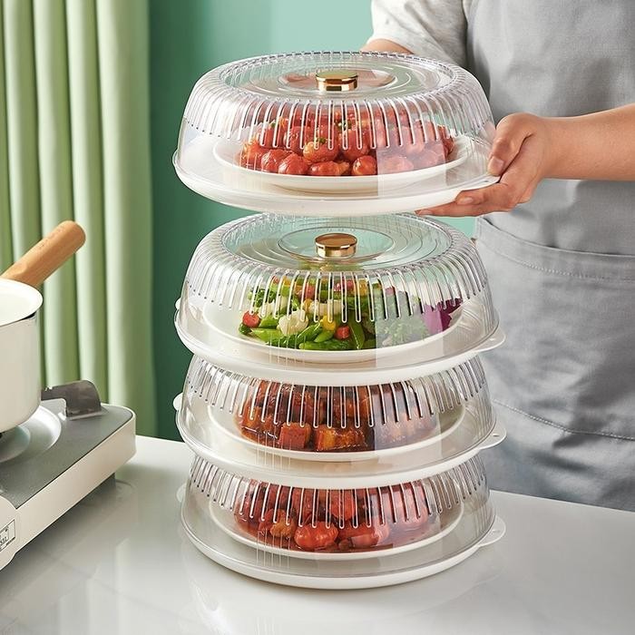 PENAWARAN SPESIAL MC TUDUNG SAJI 4 N KRISTAL / FOOD ORGANIZER BPA TUDUNG SAJI PREMIUM PENUTUP