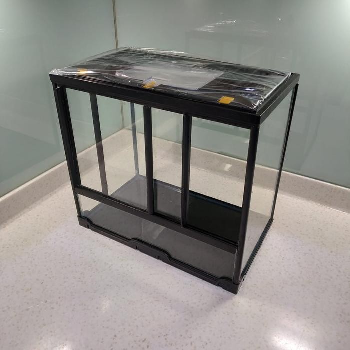 Meowz- AQUARIUM NIKITA TERRARIUM M 36 CM / KANDANG REPTIL KADAL IGUANA GECKO