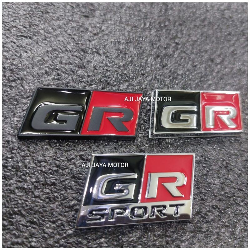 LOGO GR SPORT GR FORTUNER RUSH CALYA AGYA DLL