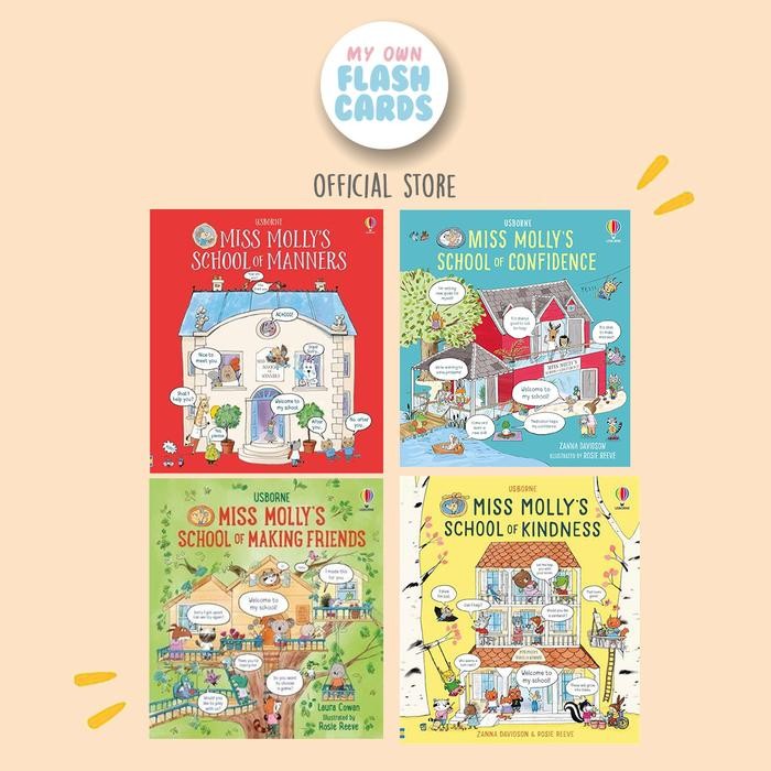 Usborne Miss Mollys School Set Book - Confidence Kindness Manners