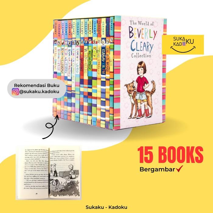 The World Beverly Cleary Collection Ramona Book Box Set Buku Cerita Novel Anak Import