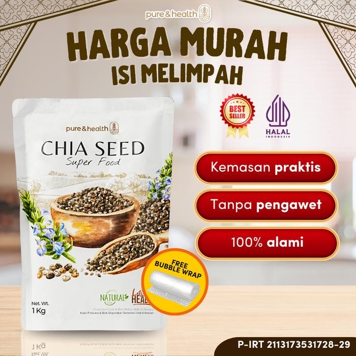

Chia Seed 1 Kg - Biji Chia Hitam Asli dan Berkualitas