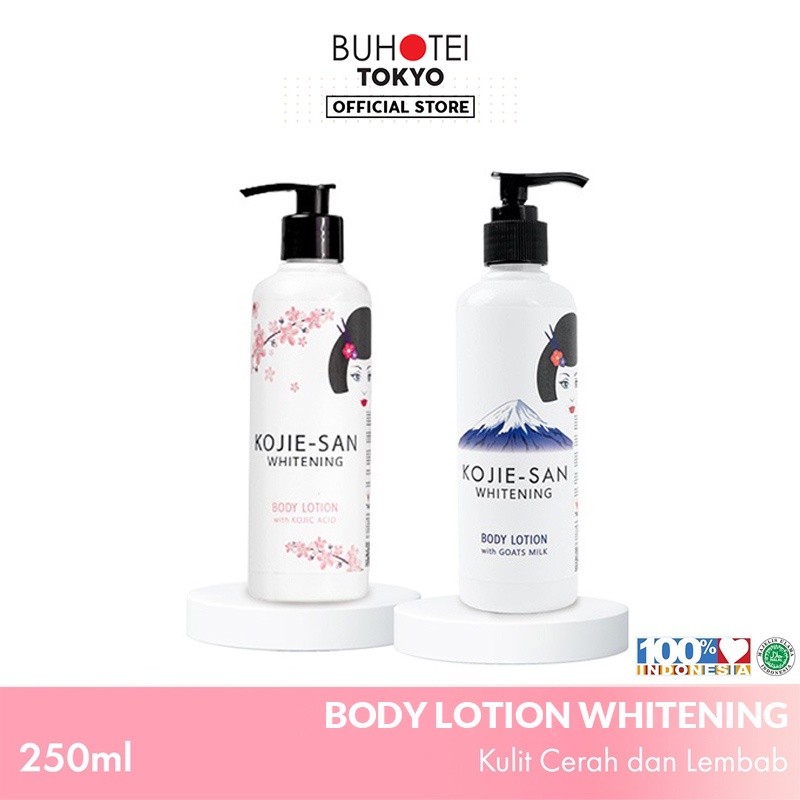 Ready selalu- BUHOTEI KOJIE-SAN Body Lotion Brightening Body Cream Handbody Bleaching Pemutih Badan