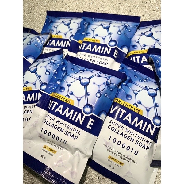 Ready selalu- SUPER WHITENING Vitamin E Collagen soap OriginalThailand