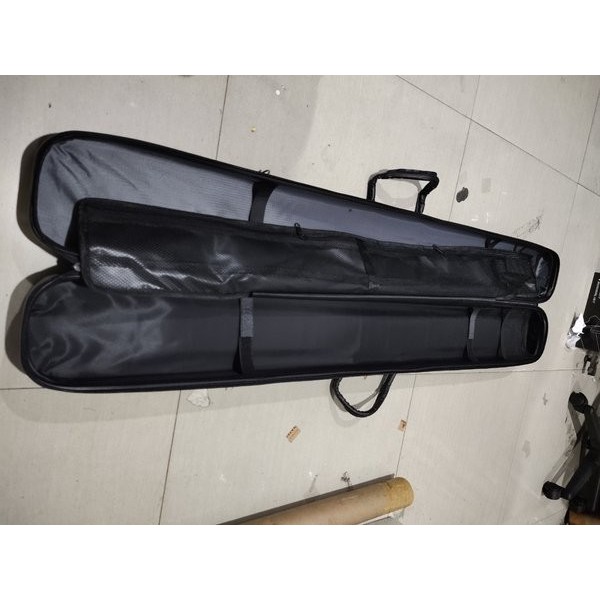 tas pancing daido 125 cm tas keras fiber hitam monster fish spesialist
