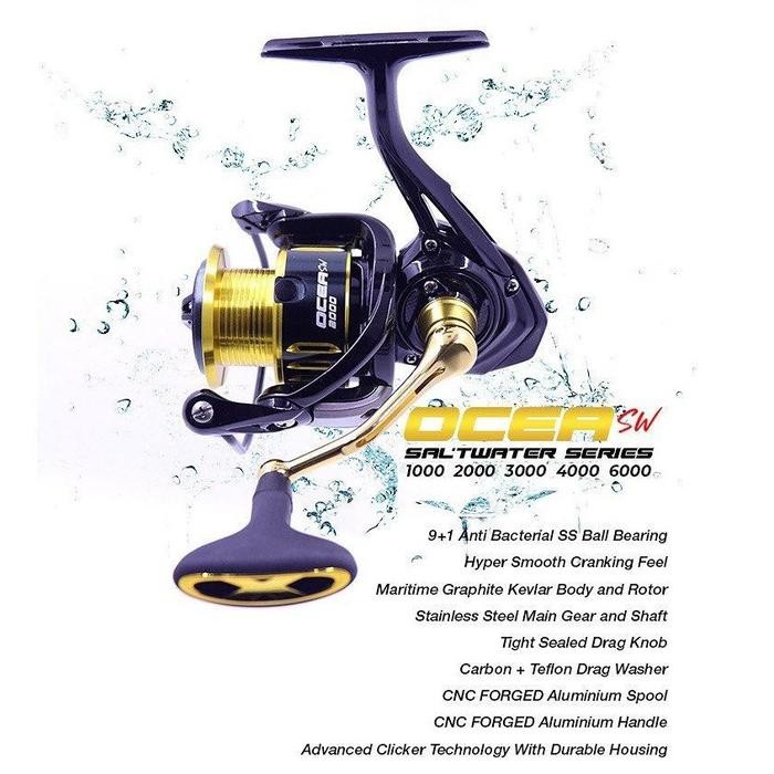 Reel Spinning Daido Ocea SW 1000 2000 3000 4000