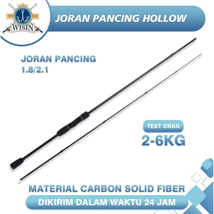 [ REDY ] WISIN Joran Pancing Carbon Fiber Fishing Rod Pancing pancingan set lengkap joran tegek 2