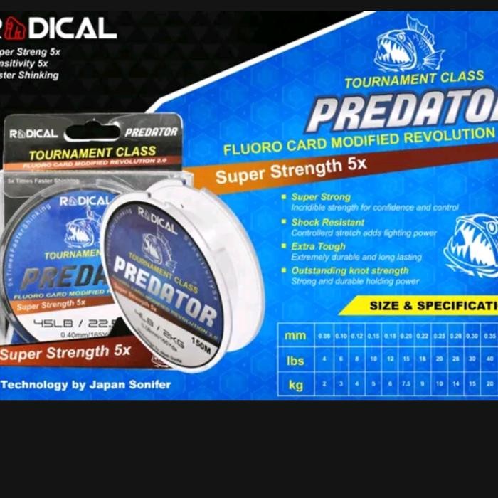 [ REDY ] senar radical predator 150 meter senar kuat
