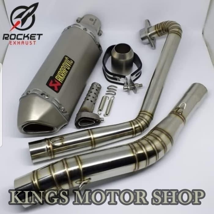 KNALPOT AKRAPOVIC HEXAGONAL YAMAHA XSR155 XSR 155 IMPORT FULL SYSTEM