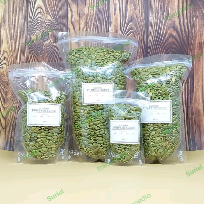 

Terlaris- Pumpkin Seed Roasted / Biji Labu Panggang 500 G
