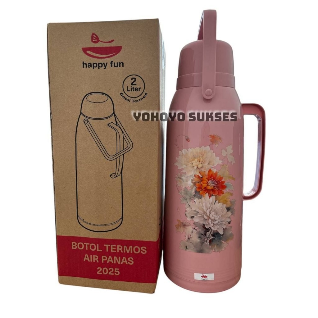 Happy Fun Botol Termos Air Panas 2 Liter Yohoyo Sukes / Termos Air Panas Vacum Flask