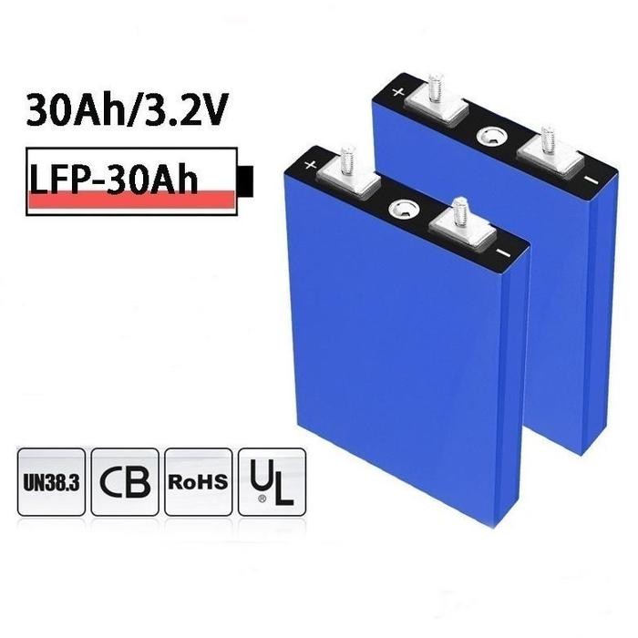 BATERAI LIFEPO4 3.2V 30AH/50AH BARU ELEKTRIK BATERAI LITHIUM LIFEPO4 3.2V 200AH DISCHARGE CAPACITY
