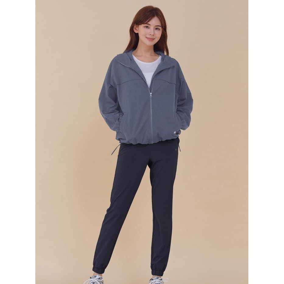 [Minne] Stl Flap Hoodie Match Up Woven / Jaket Stl Hoodie Wanita