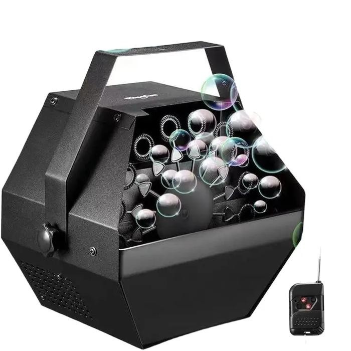 MESIN BABEL GELEMBUNG REMOTE CONTROL / MESIN GELEMBUNG LISTRIK KECIL / BUBBLE MACHINE PANGGUNG PESTA