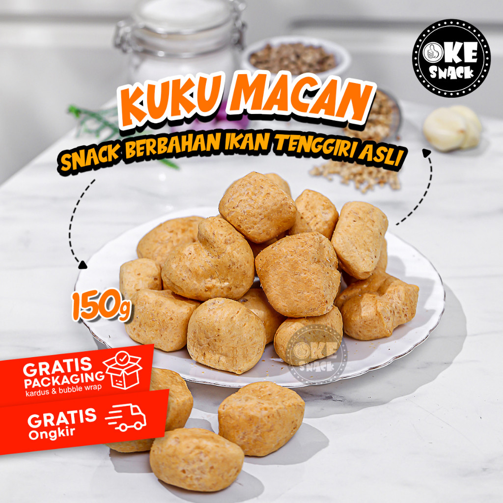 

Amplang Kuku Macan Snack Kuku Macan - 150g