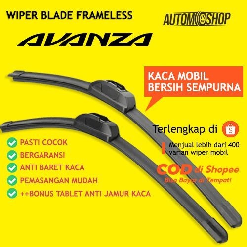 [Expert] Wiper Kaca Mobil Frameless Avanza All New Avanza GrandNew Avanza BONUS