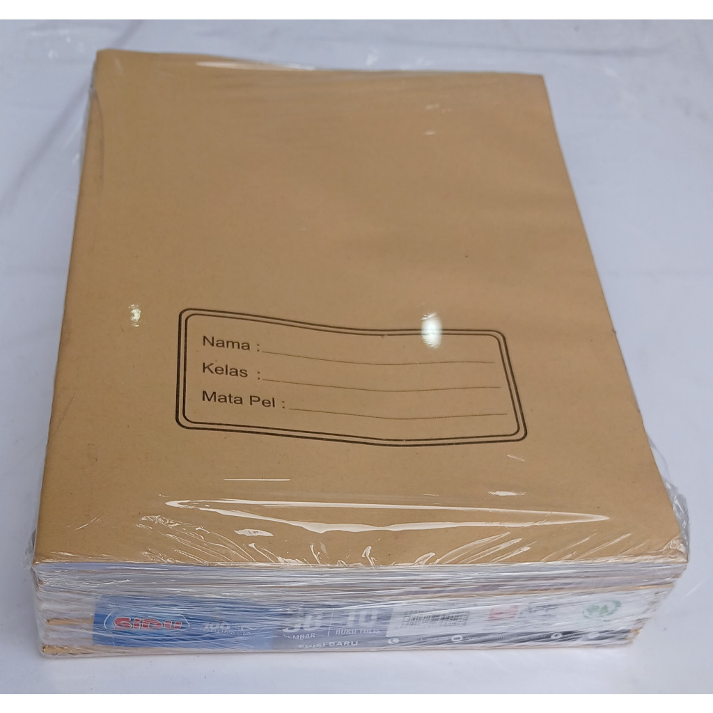 

Buku Tulis 58 lembar sudah disampul coklat