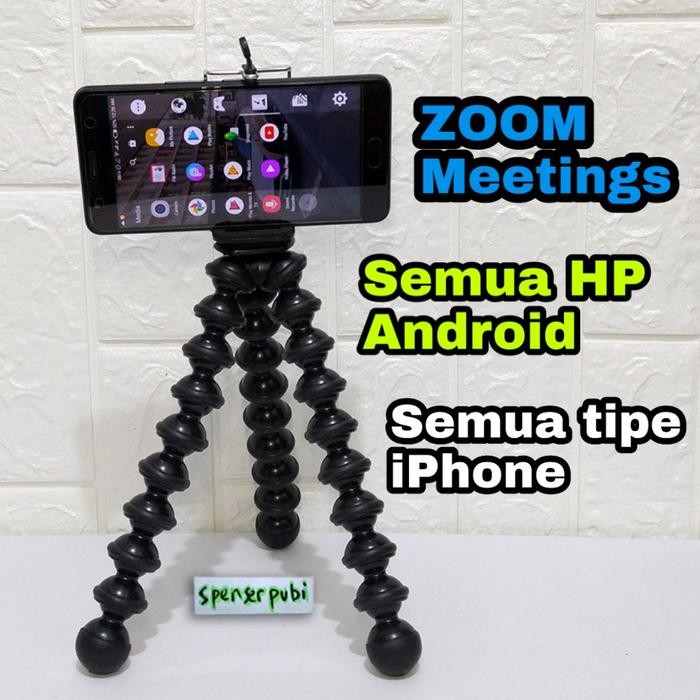 Paket Tripod HP Gorilla Pod Large All iPhone Android Fleksibel Octopus
