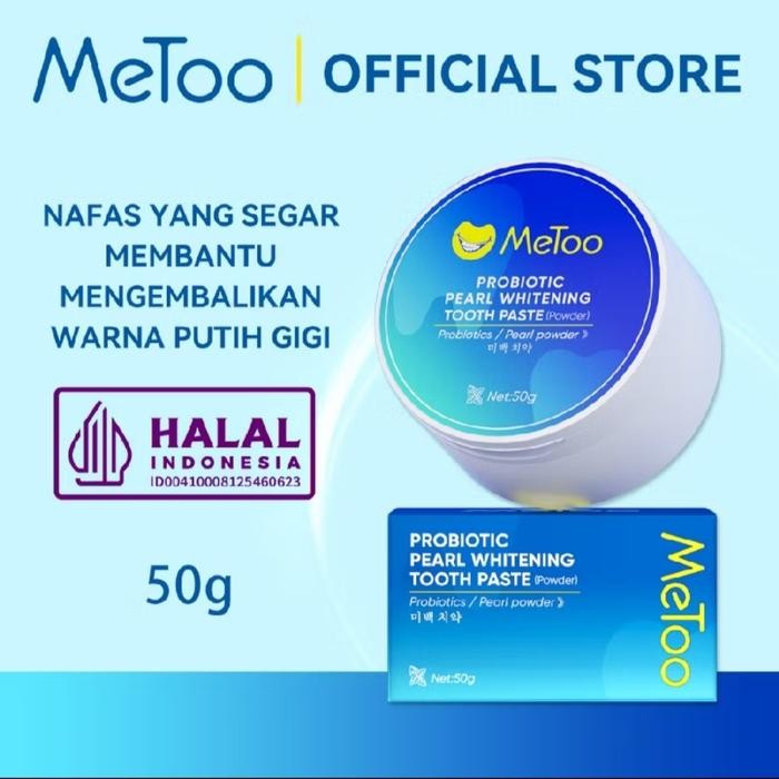 Metoo pemutih gigi bubuk 50 gr