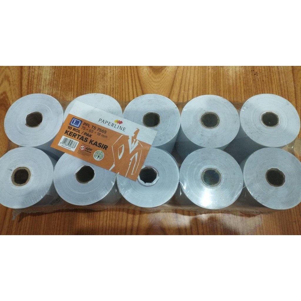 

PAPERLINE Kertas kasir telstruk 75 x 65 x 18 mm 1 ply (1 pak)