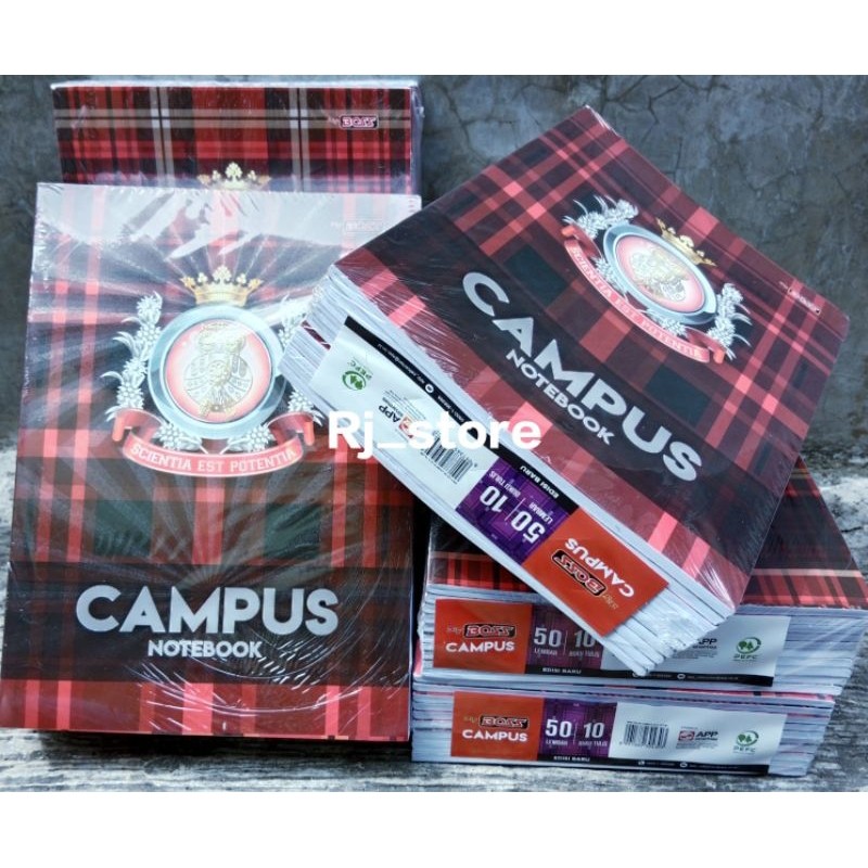 

( 1 pak isi 10 pcs) buku tulis big boss 50 lembar / buku catatan ukuran boxyy