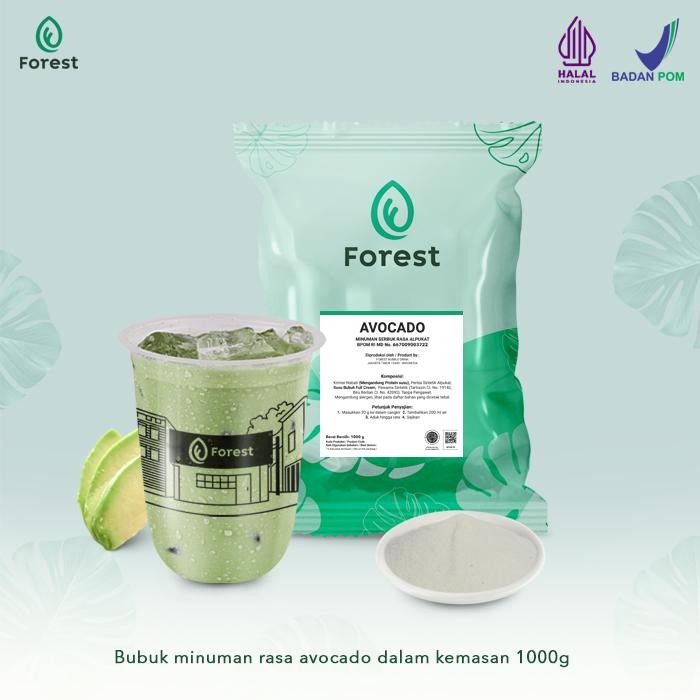 

Bubuk Minuman AVOCADO Powder - FOREST Bubble Drink