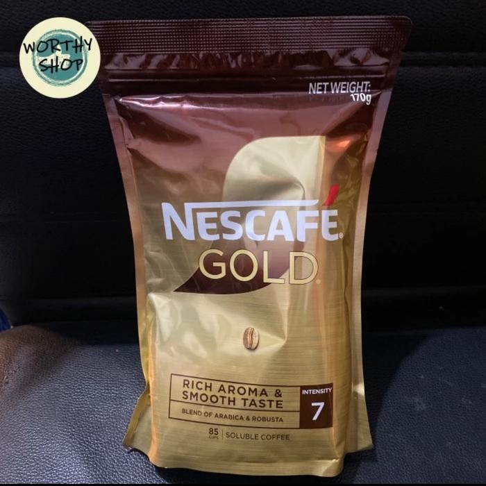 

170gr Nescafe Coffee Kopi Instan Gold Pure Soluble Rich&Smooth85 MALAY