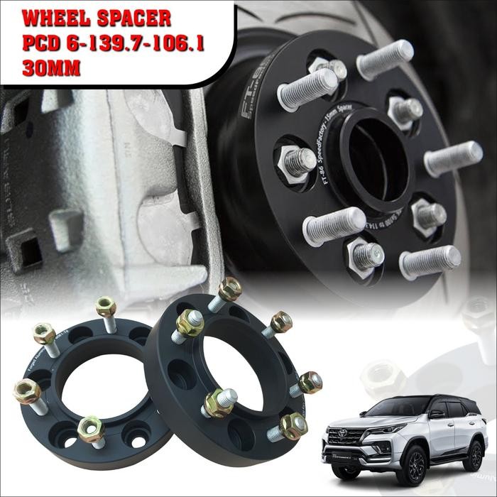 ADAPTOR VELG SPACER ALUMUNIUM TOYOTA FORTUNER 30MM