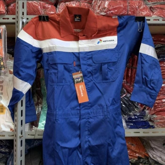WEARPACK PERTAMINA NOMEX ORIGINAL / COVERALL NOMEX PERTAMINA