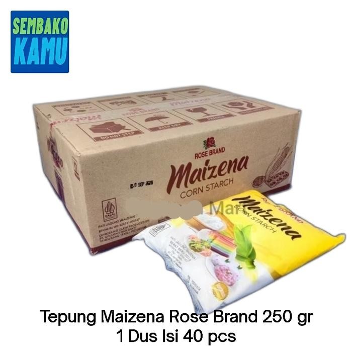 

HOT SALE! Tepung Maizena Rose Brand 250 gr - 1 Dus Isi 40 pcs
