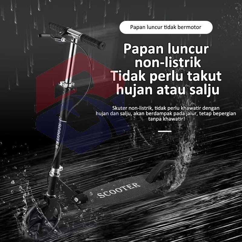 DGC Skuter Lipat Roda 2/Scooter Skuter Otoped Anak hingga Dewasa EXOTIC (Ada Rem)