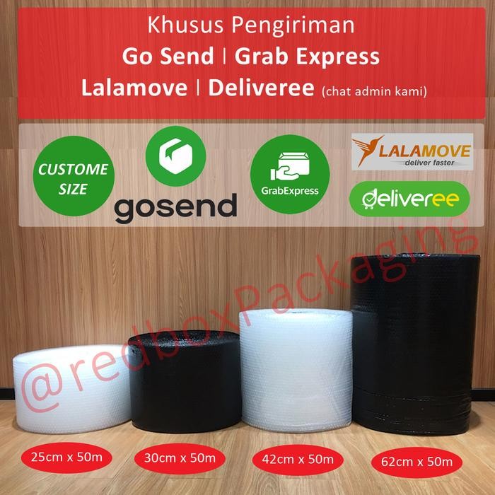 

Happy- BUBBLE WRAP ROLL 42cm x 50m KUALITAS BAIK