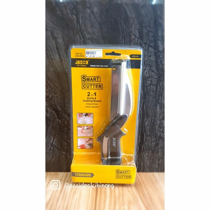 

PROMO! Jason Pisau Potong Serbaguna 362-055 Pisau 2in1