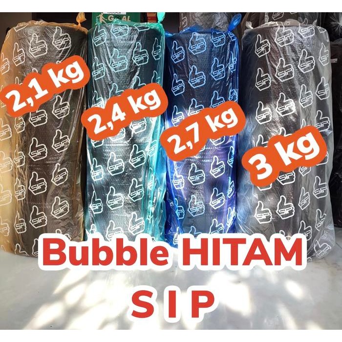 

Happy- BUBBLE WRAP HITAM BAGUS TEBAL 1,25 mtr x 50 mtr HARGA TERJANGKAU