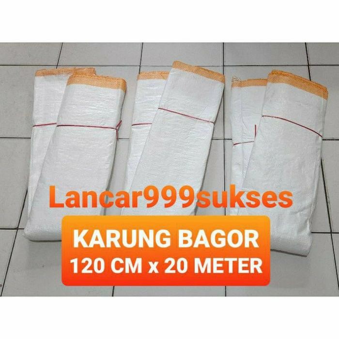 Pesta- Karung Plastik Bagor karung roll packing karung meteran 120 x 20 meter