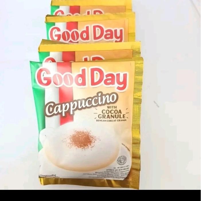 

Gooday capucino 25gr(2 renteng20pcs) kopi instan capgajah