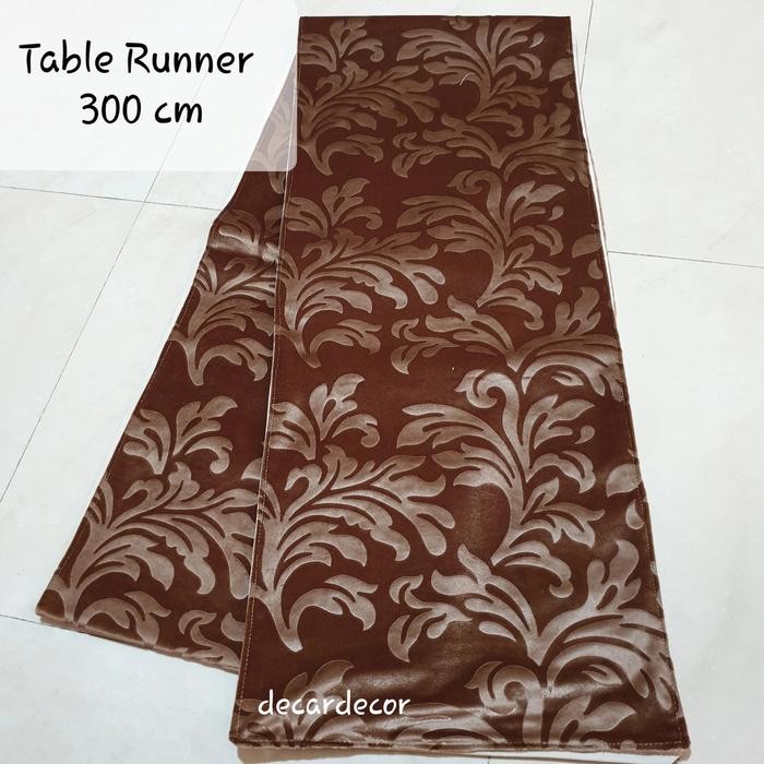 Table Runner Minimalis Mewah Panjang 300 Cm - 3 Meter