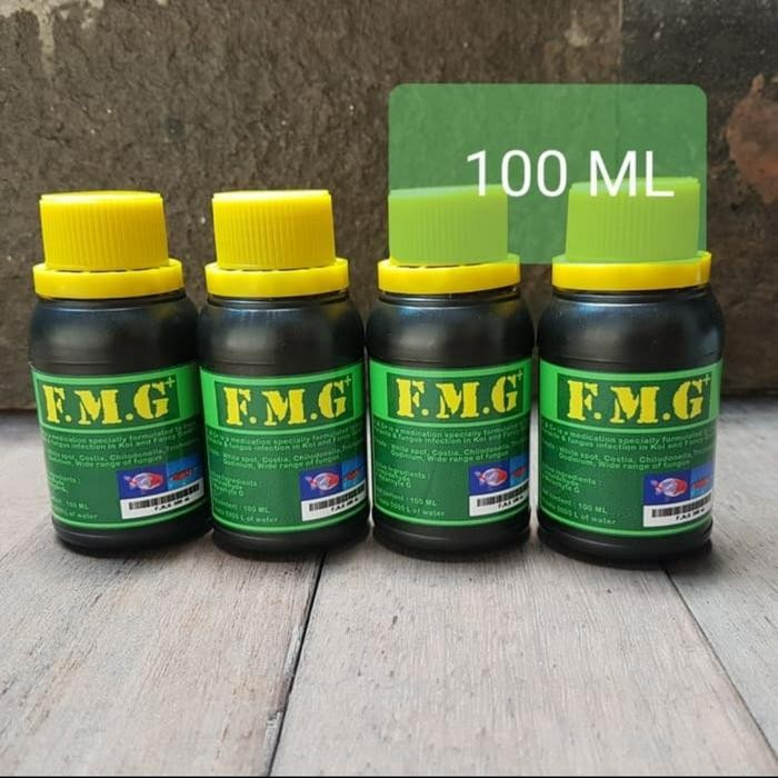 FMG+ Obat Ikan Koi Untuk Flashing Parasit Dan Jamur 100ML