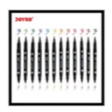 

PEN POLAROID JOYKO COLOR MARKER PEN INSTAX PERMANENT 1SET 12 WARNA -12