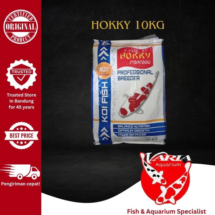 Pakan Ikan Koi Hokky 10kg Pakan Ikan Karungan 10kg