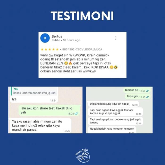 

Terlaris- Zen Teh Bantu Tidur