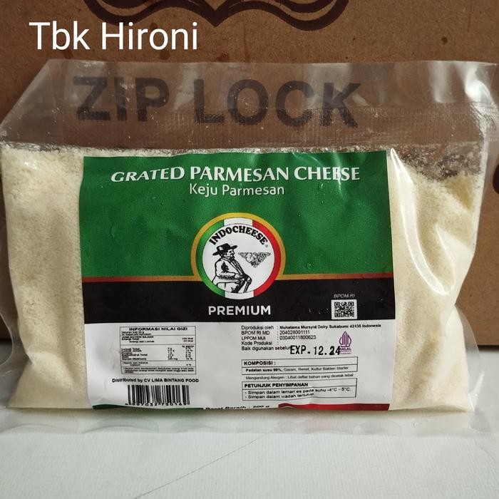 

BARANG TERLARIS Parmesan Bubuk Premium Indocheese 200gr