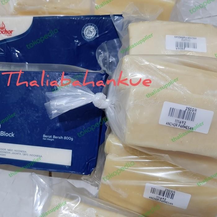 

BARANG TERLARIS ANCHOR KEJU PARMESAN BLOK 250GR ECER CAMPURAN MAKANAN, KUKER, CAKE DLL