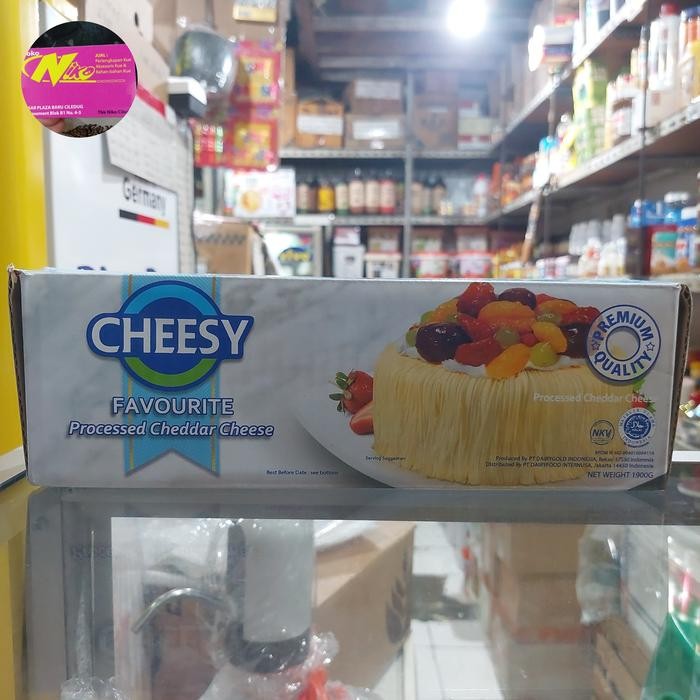 

BARANG TERLARIS keju cheesy favourite 1.9 kg khusus grab dan gojek